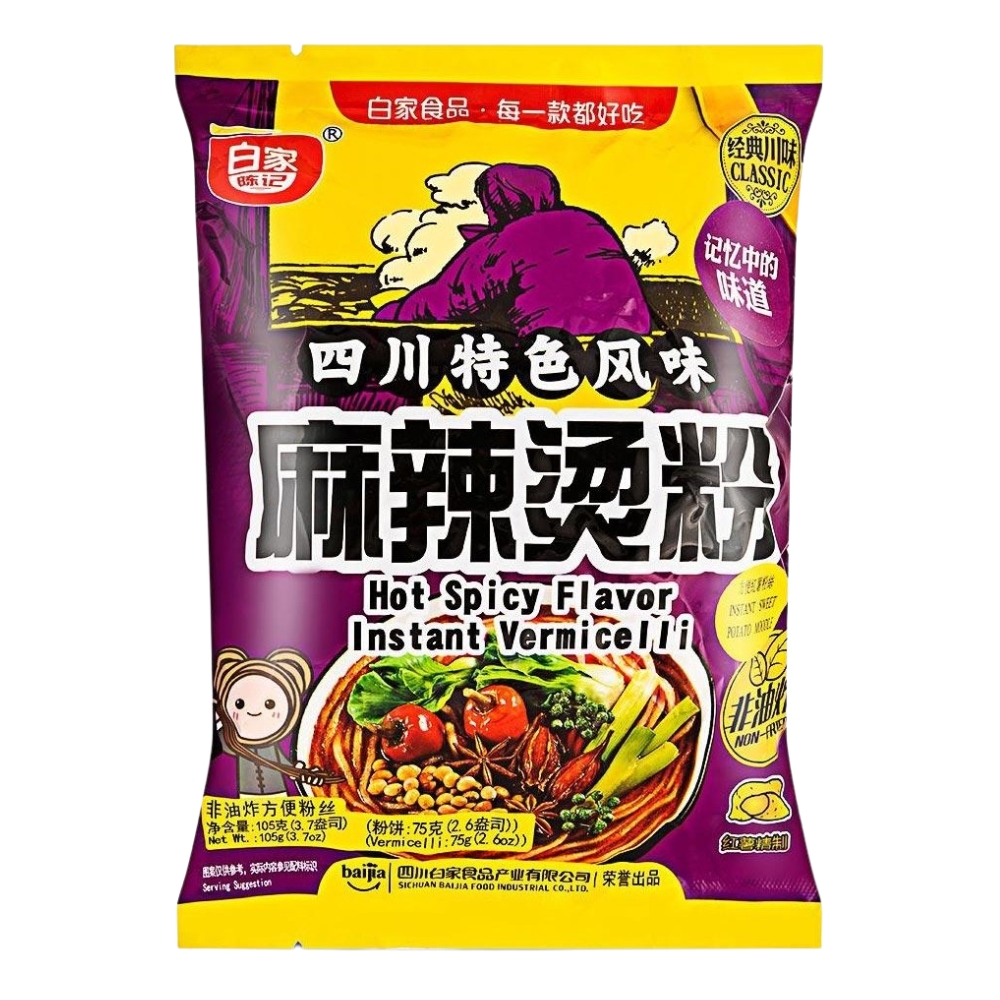Instant Vermicelli Hot & Spicy 105g BAI JIA