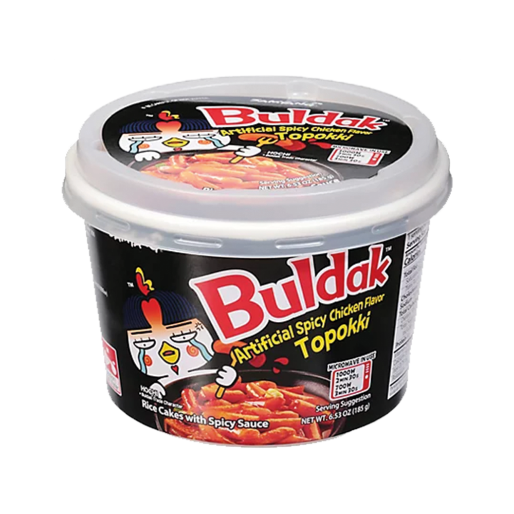 Instant Noodles Buldak Topokki Hot Chicken Original Cup 185g SAMYANG