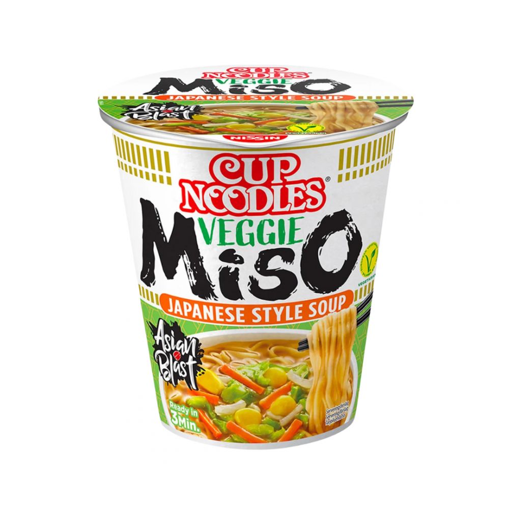 Cup Noodles Veggie Miso Flavor 67g NISSIN