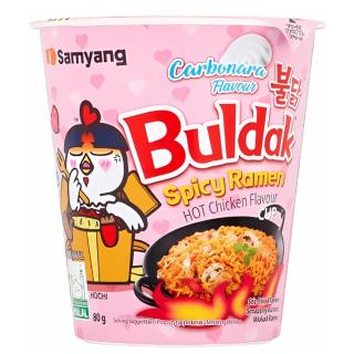 Instant Cup Noodles Hot Chicken Carbonara 80G SAMYANG