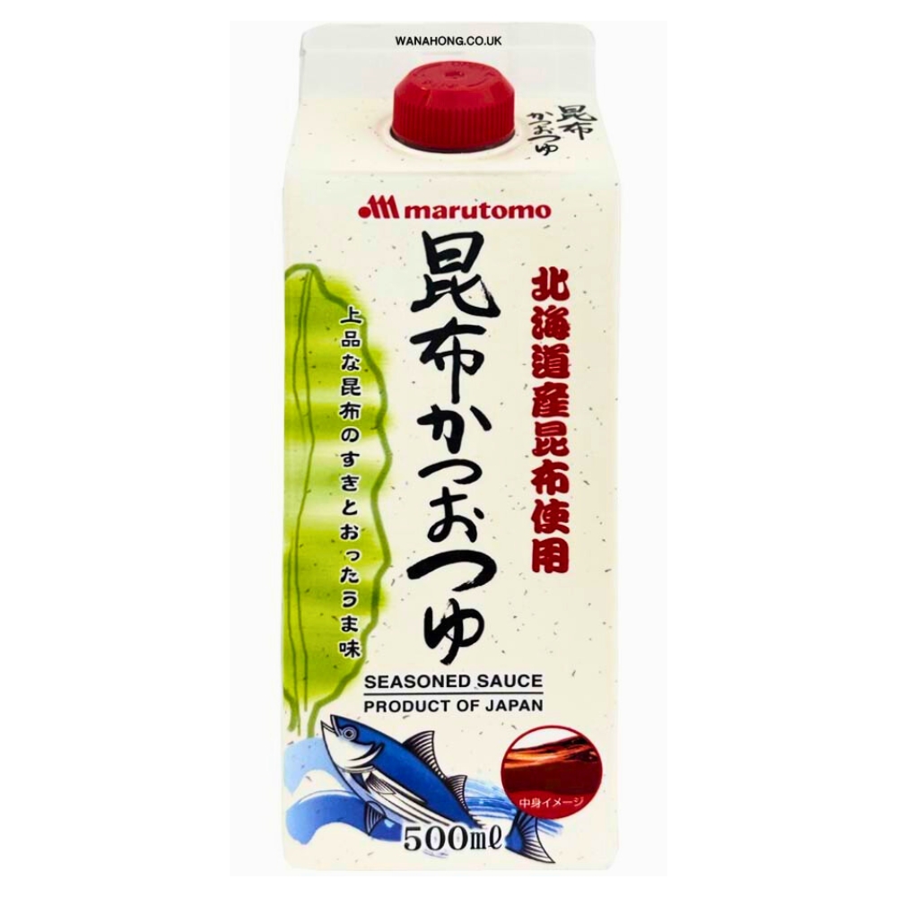 Ζωμός Ντάσι με Νιφάδες Παλαμίδας Μπονίτο - Dashi Tsuyu Katsuo 500ml MARUTOMO