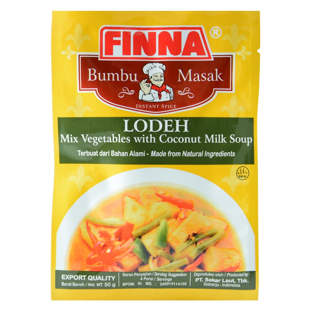 Πάστα Βοτάνων Και Μπαχαρικών Lodeh 50g, FINNA