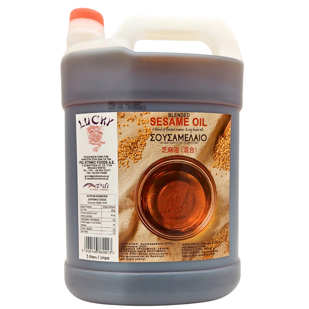 Blended Roasted Sesame Oil 5lt LUCKY