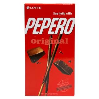 PEPERO Μπισκοτένια Στικς με Επικάλυψη Σοκολάτας 47g LOTTE