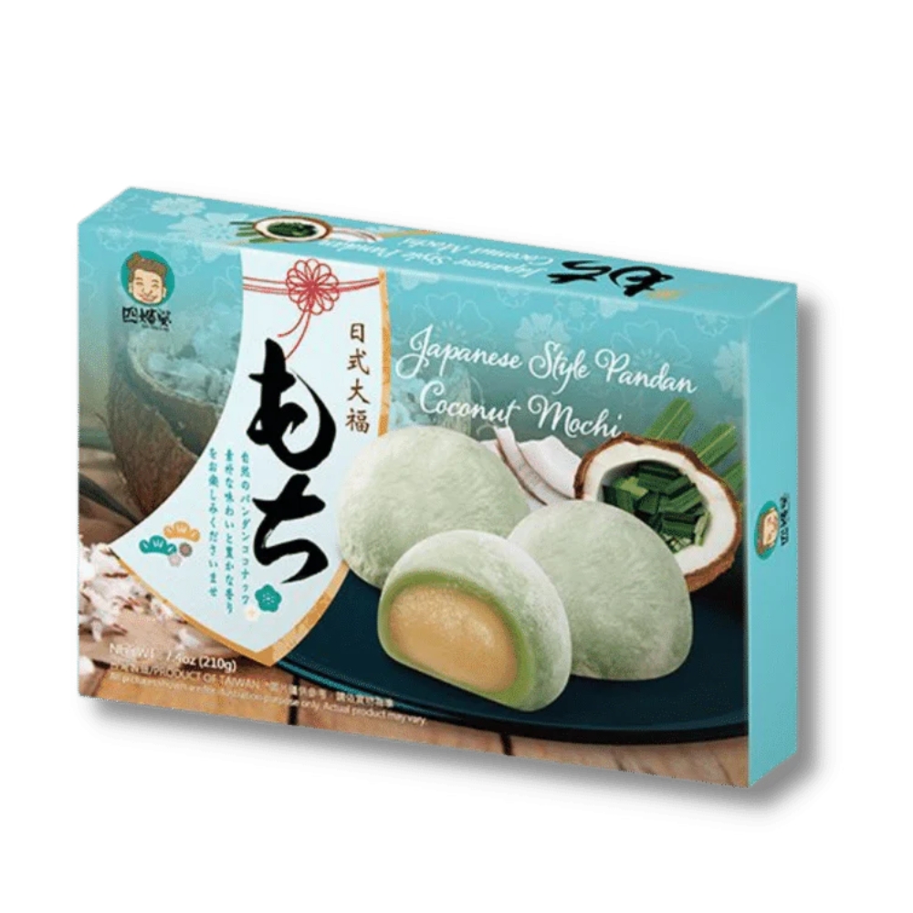 Mochi Coconut Pandan 210g SZU SHEN PO