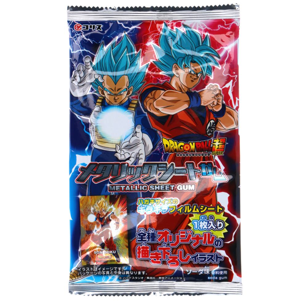 Dragon Ball Μεταλλική Κάρτα με Τσιχλόφουσκα 3,5g CORIS