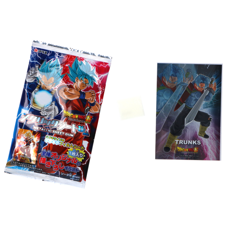 Dragon Ball Μεταλλική Κάρτα με Τσιχλόφουσκα 3,5g CORIS