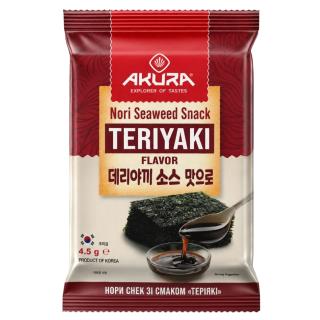 Crispy Teriyaki Seaweed Snack 4,5g AKURA