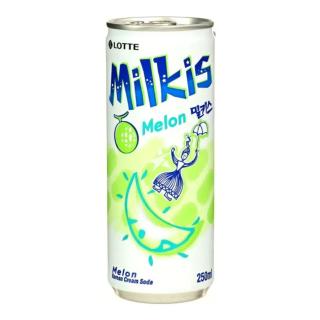 MILKIS Melon - Ανθρακούχο Αναψυκτικό με Γεύση Γιαούρτι Πεπόνι 250ml LOTTE