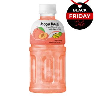 Peach Drink with Nata de Coco 320ml MOGU MOGU