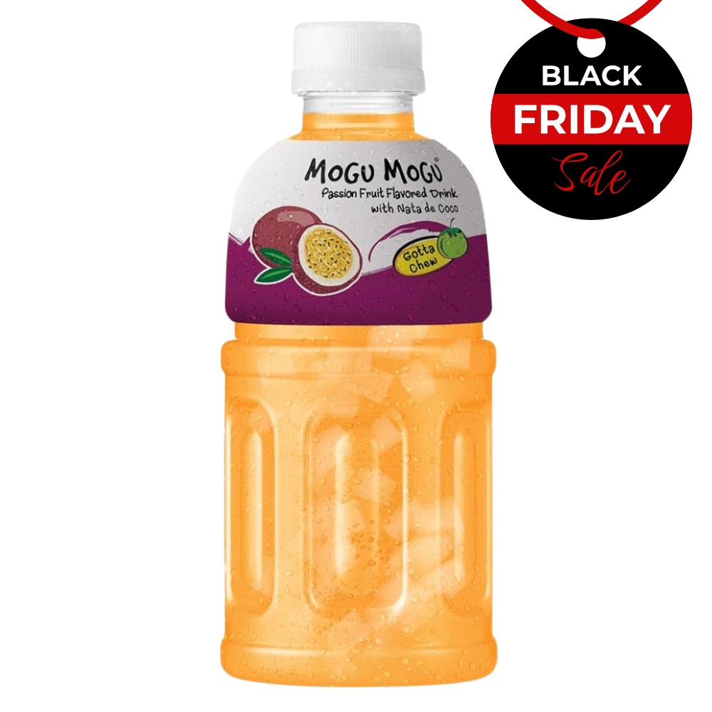 Passion Fruit Drink with Nata de Coco 320ml MOGU MOGU