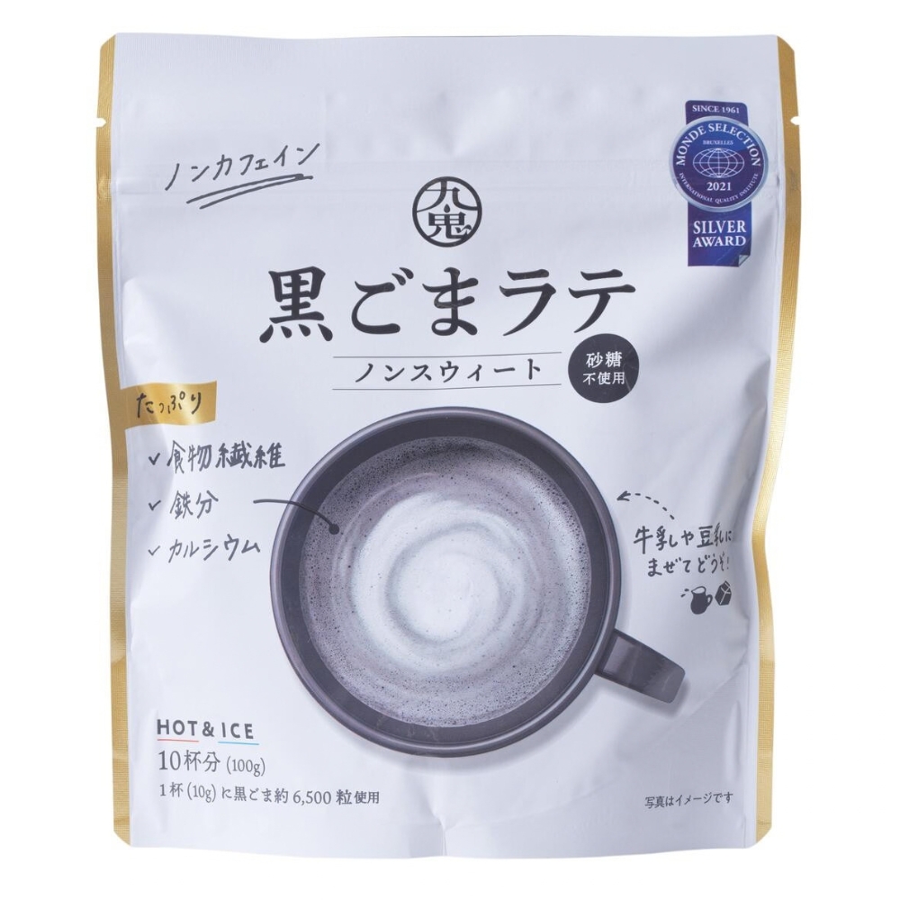 Black Sesame Latte Unsweetened 100 g KUKI