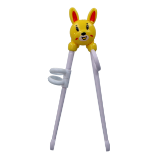 Chopsticks for Children Yellow Rabbit 18cm 1 pair, TOKYO DESIGN STUDIO