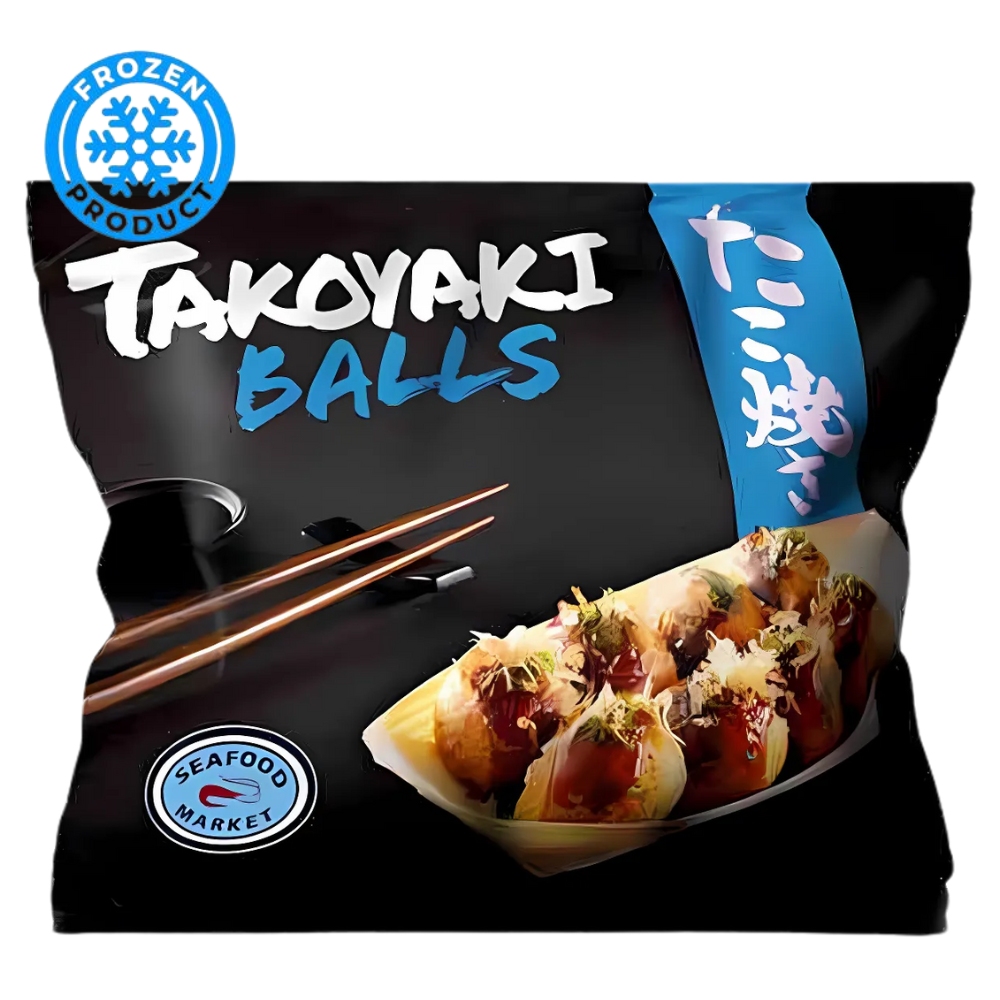 Takoyaki Octopus Βalls 500g (25X20g) Frozen SEAFOOD MARKET