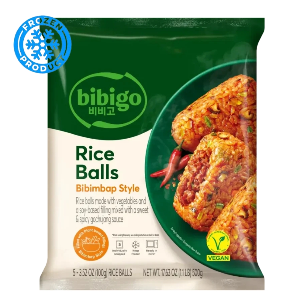 Bibimbap Rice Balls Plant Based Frozen 500g BIBIGO