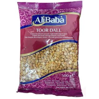 Toor Dall - Pealed and Split Pigean Peas 500 ALIBABA