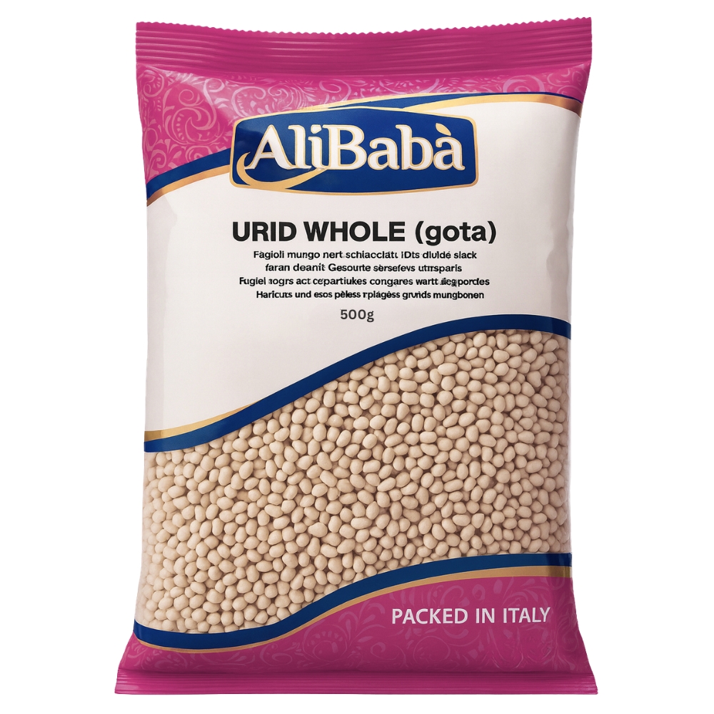 Urid Whole Gota Peeled Dried Black Gram Beans 500g ALIBABA