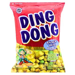Hot Snack Mix Chips & Curls 95g DING DONG