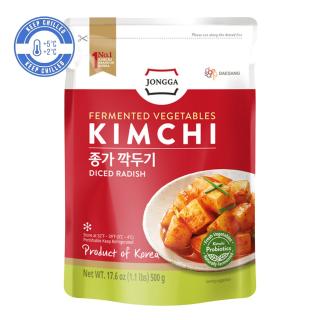 Kaktuki Cut Radish Kimchi 500g JONGGA