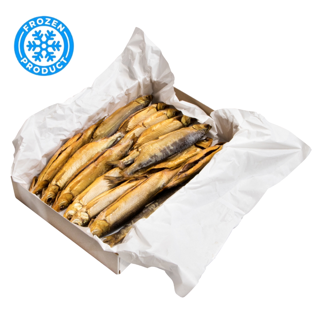 Λευκό Ψάρι (Λευκοκορήγονος) Ψυχρού Καπνίσματος χωρίς εντόσθια Κτψ 400-600g ULAN