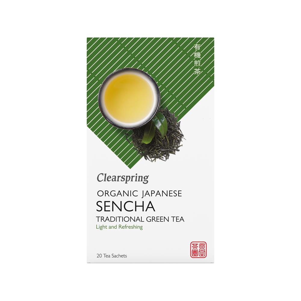 Βιολογικό Ιαπωνικό Πράσινο Τσάι Sencha 20 φακελάκια 35g CLEARSPRING