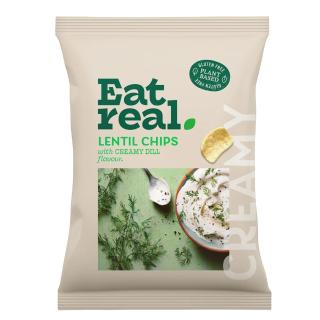 Τσιπς Φακής με Γεύση Κρέμα Άνηθου 40g EAT REAL
