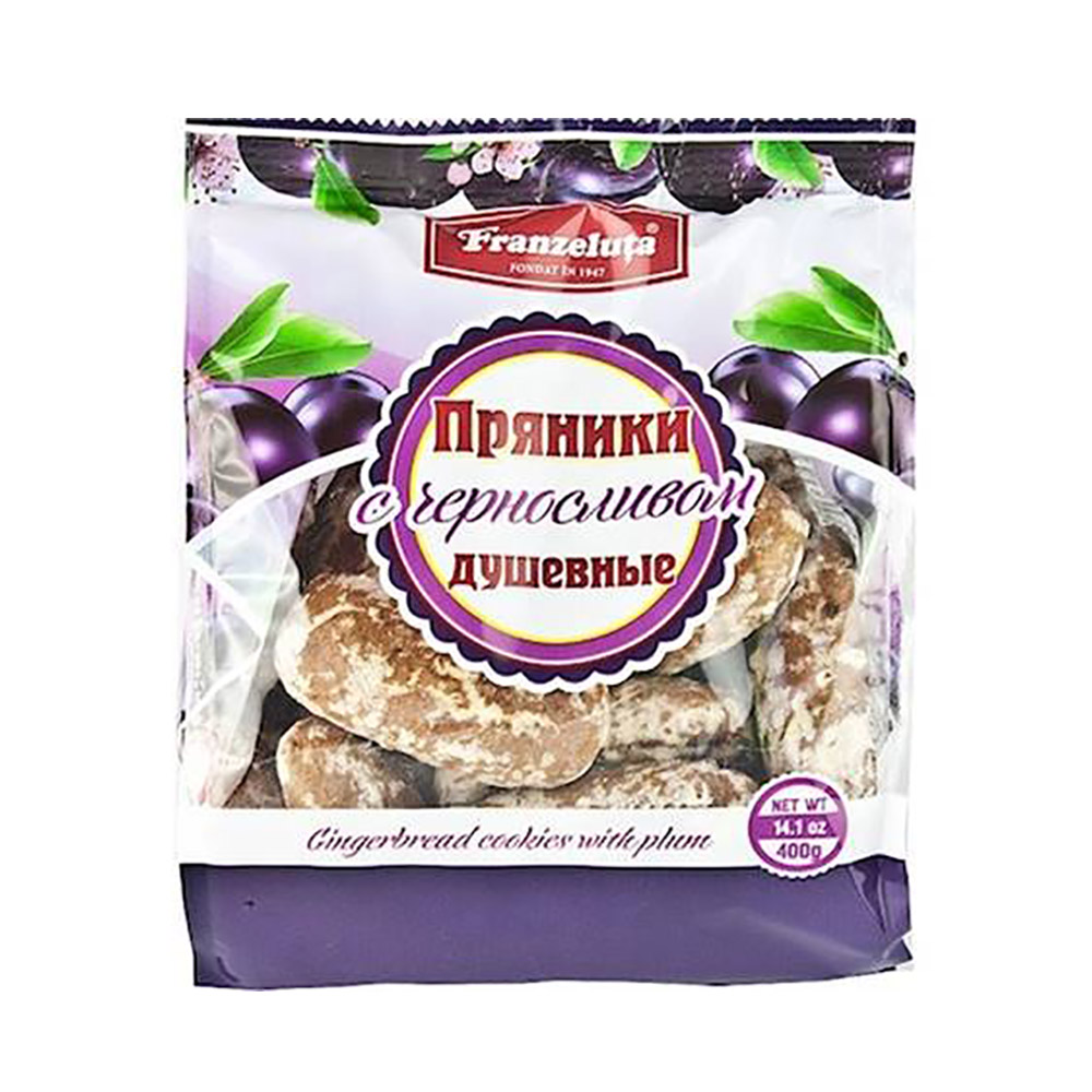 Pryaniki Biscuits With Plum (Пряники) 400g FRANZELUTA