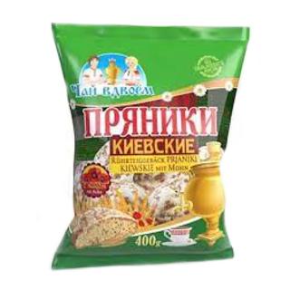 Pryaniki Kiewskie Biscuits With Poppy Seeds (Пряники Киевские) 400g Чай вдвоем