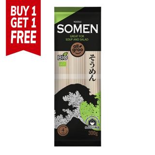 Βιολογικά Νουντλς Σίτου Somen 300g ALLGROO