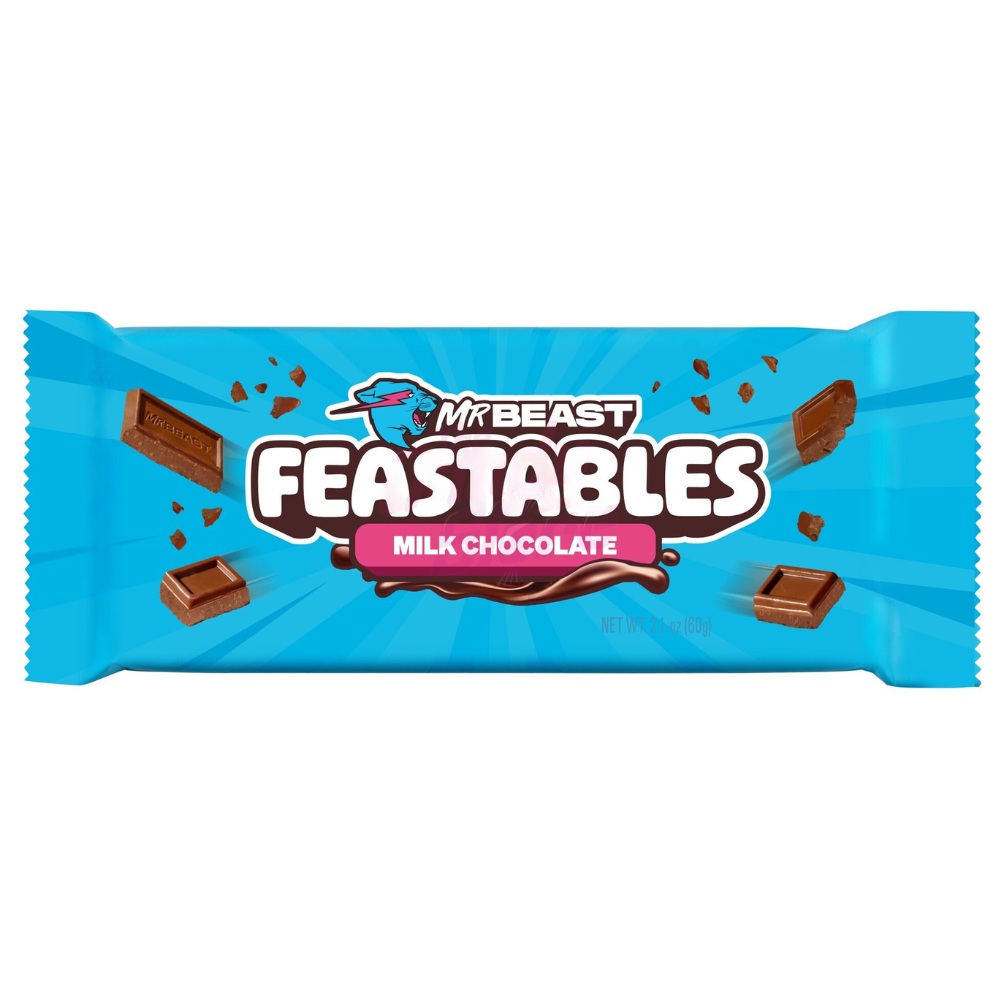 Σοκολάτα Γάλακτος 60g Feastables MR BEAST