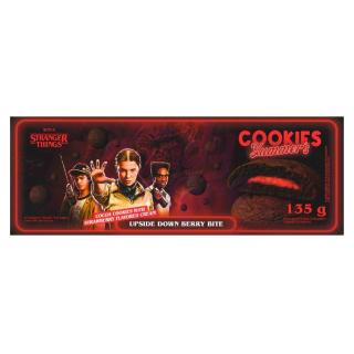 Cooki Yummers Chocolate Strawberry Filling - Upside Down Berry Bite 135g STRANGER THINGS