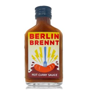 Berlin Brennt Hot Curry Sauce 100ml CRAZY BASTARD