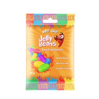 Jelly Beans Spicy Fruit Flavours 60g HOT CHIP