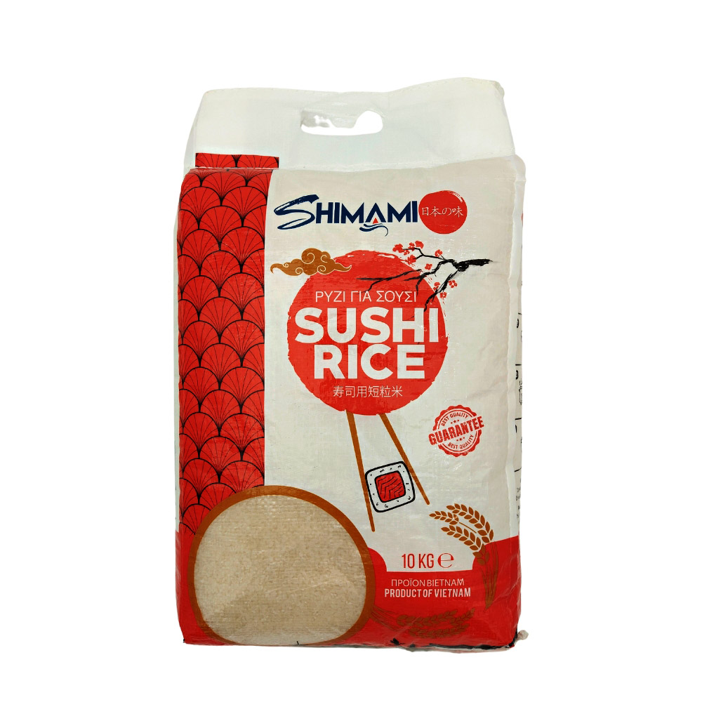 Ρύζι για Σούσι Κοντόκοκκο 10 kg SHIMAMI