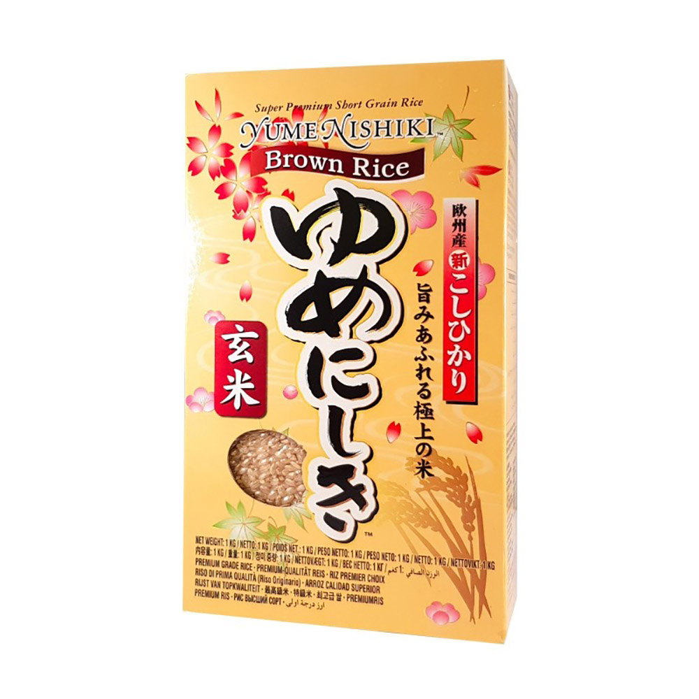 Sushi Rice Brown 1kg YUME NISHIKI