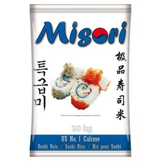 Ρύζι για Σούσι Calrose 20kg MISORI