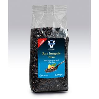 Black Wholegrain Rice - Riso Integrale Nero 1kg Vignola