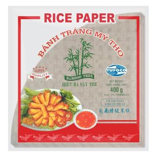 Rice Paper Triangle Shaped for Deep Fry 400g BAMBOO TREE
