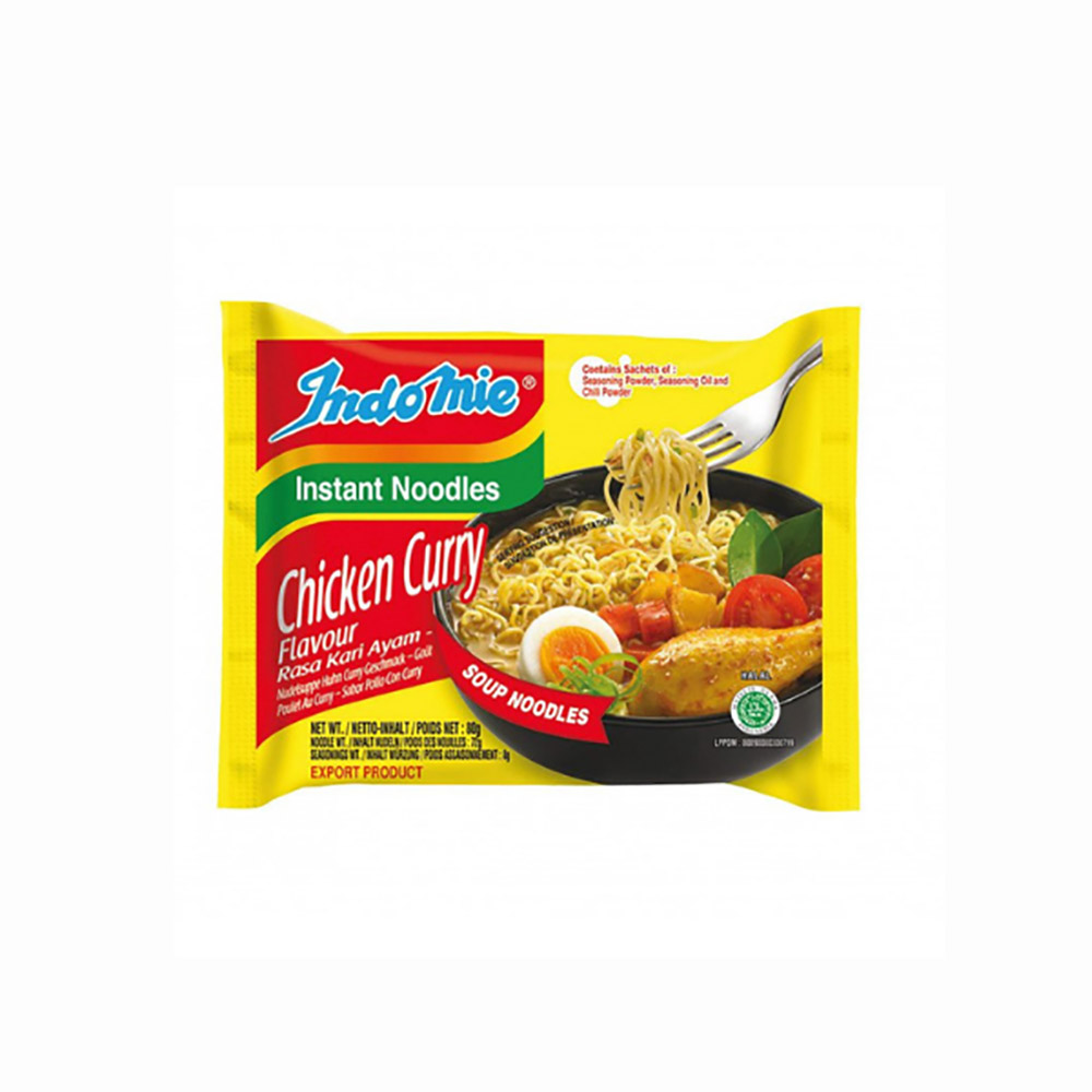 Instant Noodles Chicken Curry Flavour 80g INDOMIE