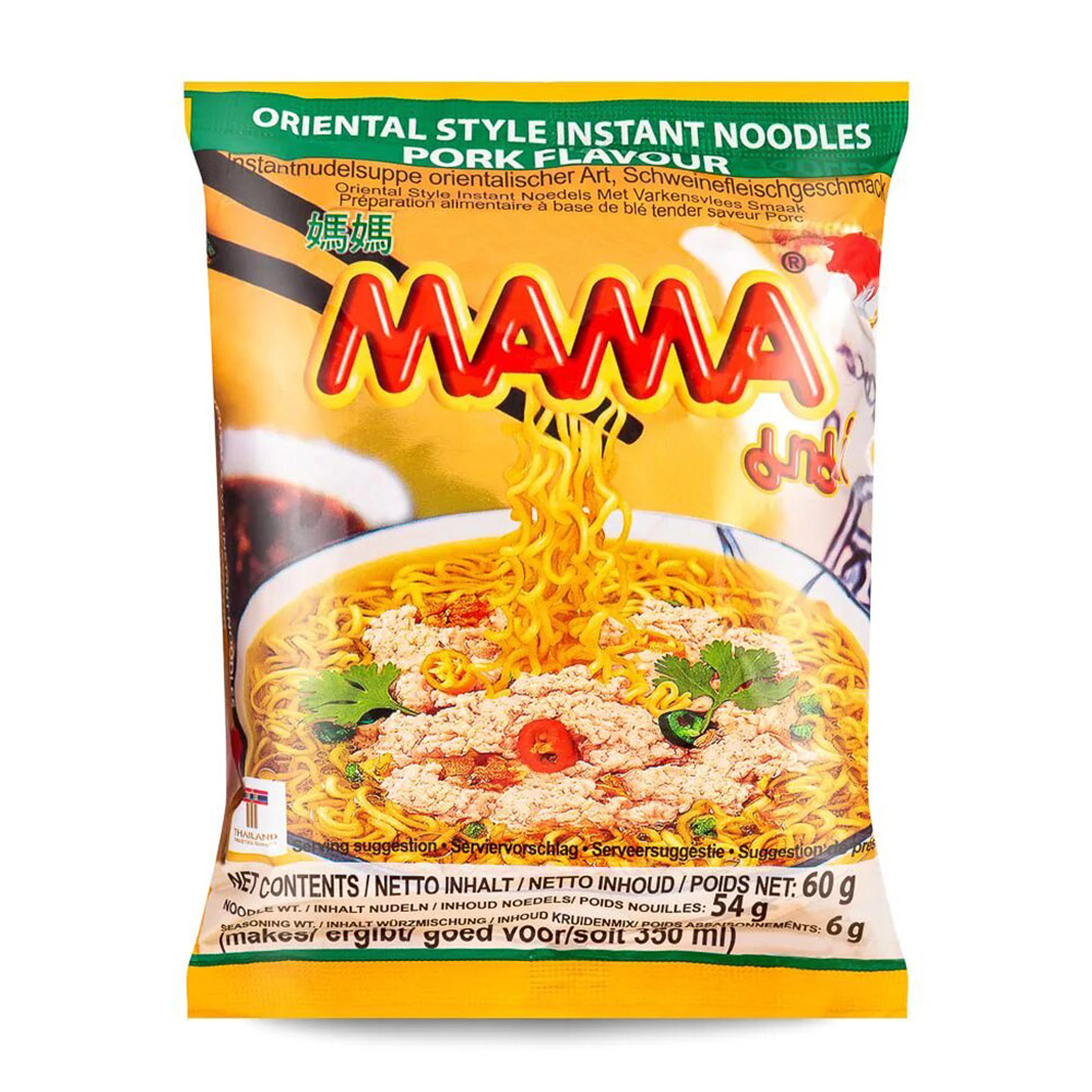 Mama Beef Instant Noodles – 2.12 Oz, 30-Pack, Thai, Exp Feb 2026