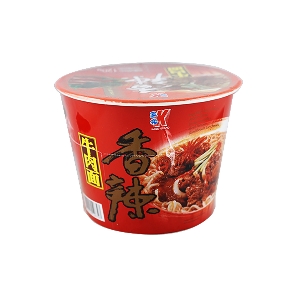 Instant Noodle Soup Spicy Beef 120g KAILO
