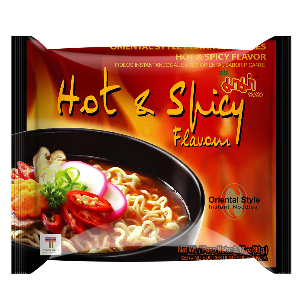 Instant Noodles Hot & Spicy Flavor 90g MAMA