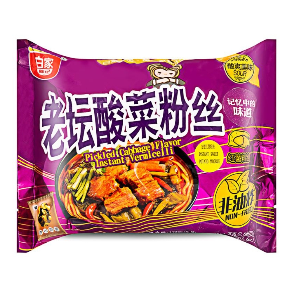 Instant Vermicelli Pickled Cabbage 105g BAIJIA