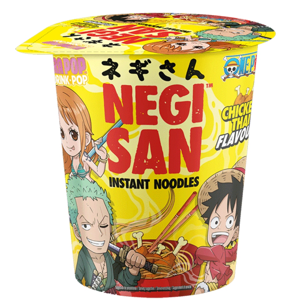 Instant Cup Noodles Chicken Flavour ONE PIECE 65g NEGISAN