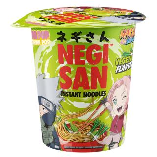 Instant Cup Noodles Vegetable Flavour NARUTO 65g NEGISAN