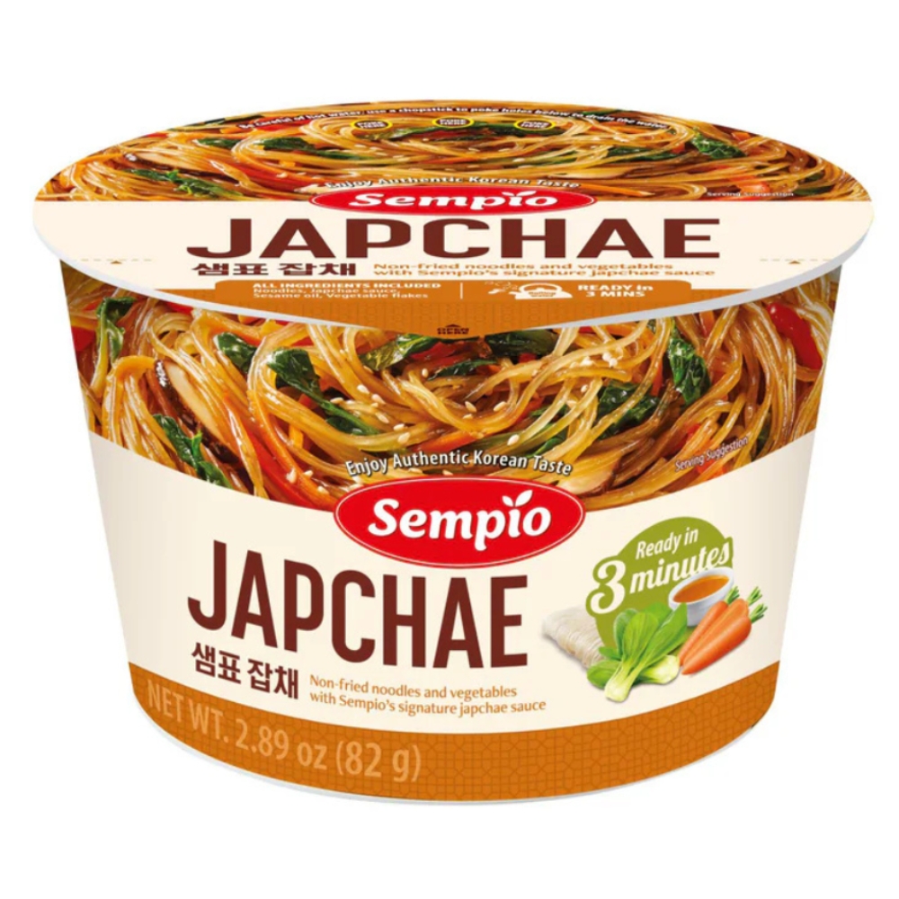 Instant Japchae Noodles Cup 82g SEMPIO