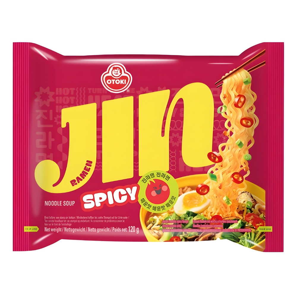 Instant Noodles Jin Hot Ramen 120G OTTOGI