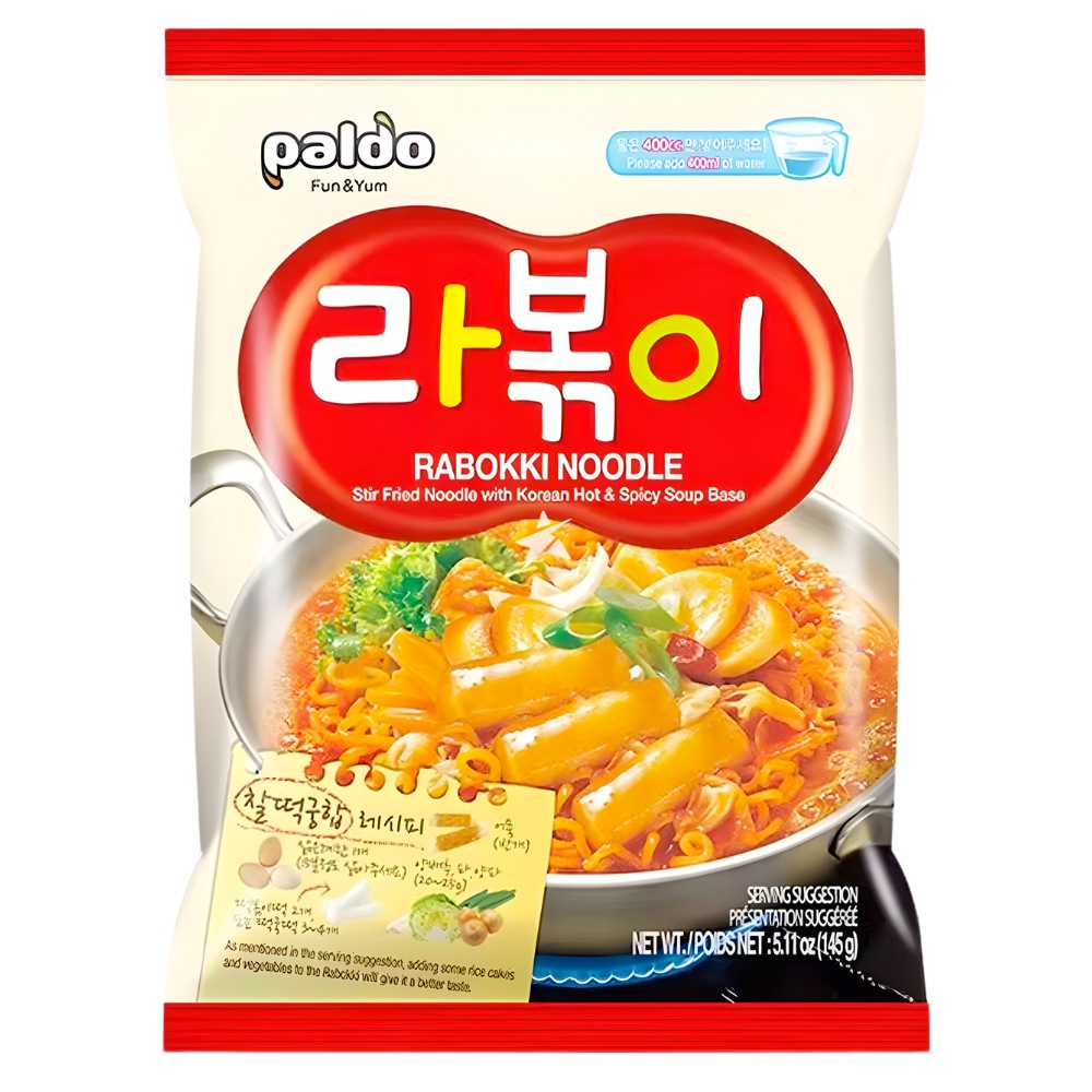 Στιγμιαία Τοπόκι με Νουντλς Ράμεν Rapokki 135g PALDO