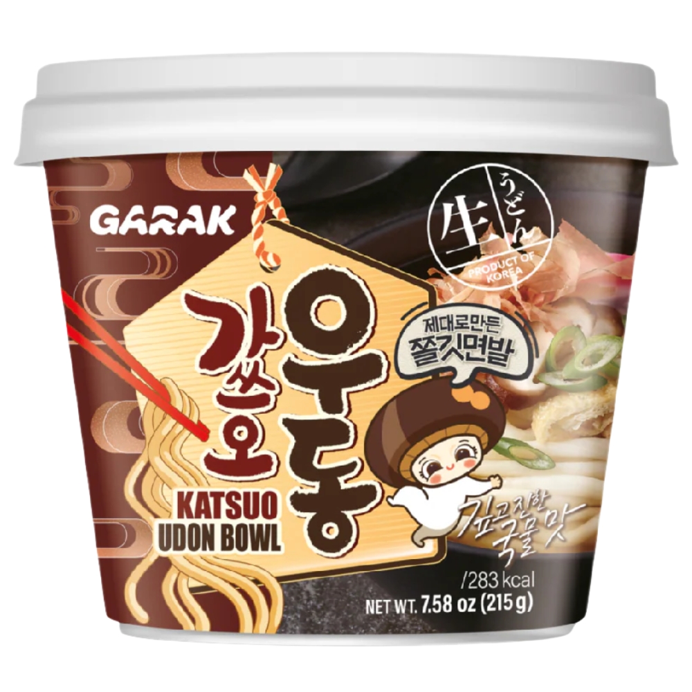 Instant Udon Cup Noodles Katsuo Flavour 215g GARAK