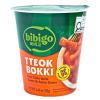 Στιγμαία Ζυμαρικά Ρυζιού Tteokbokki με Γλυκιά & Καυτερή Σάλτσα 125g BIBIGO